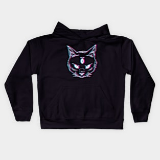 Glitch Cat V2 Kids Hoodie